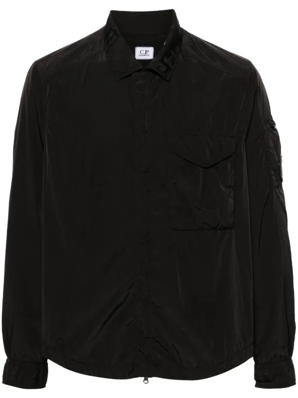 C.P. Company Chrome R Lens Overshirt Black