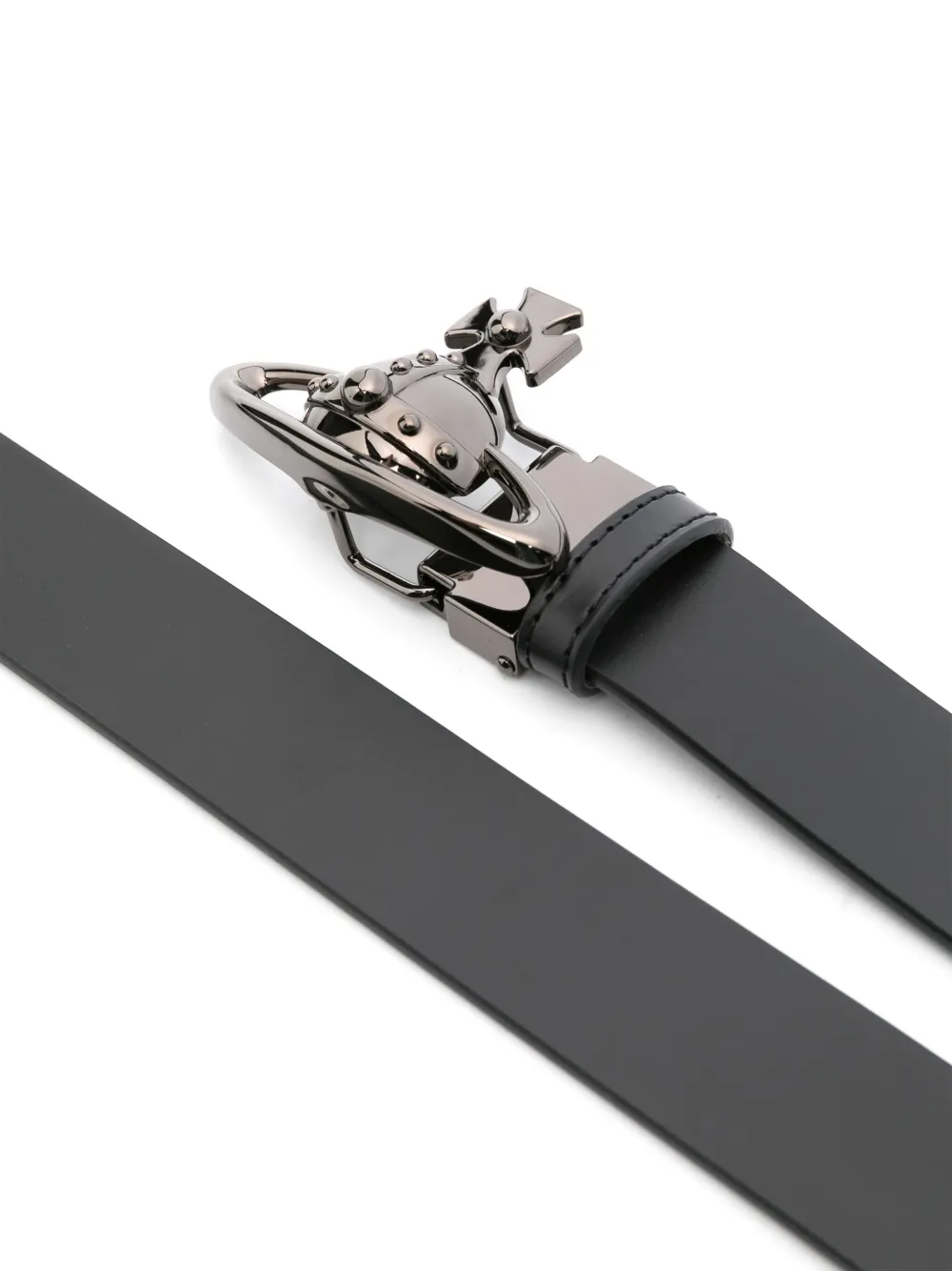 Vivienne Westwood Riem met Orb-gesp - Zwart