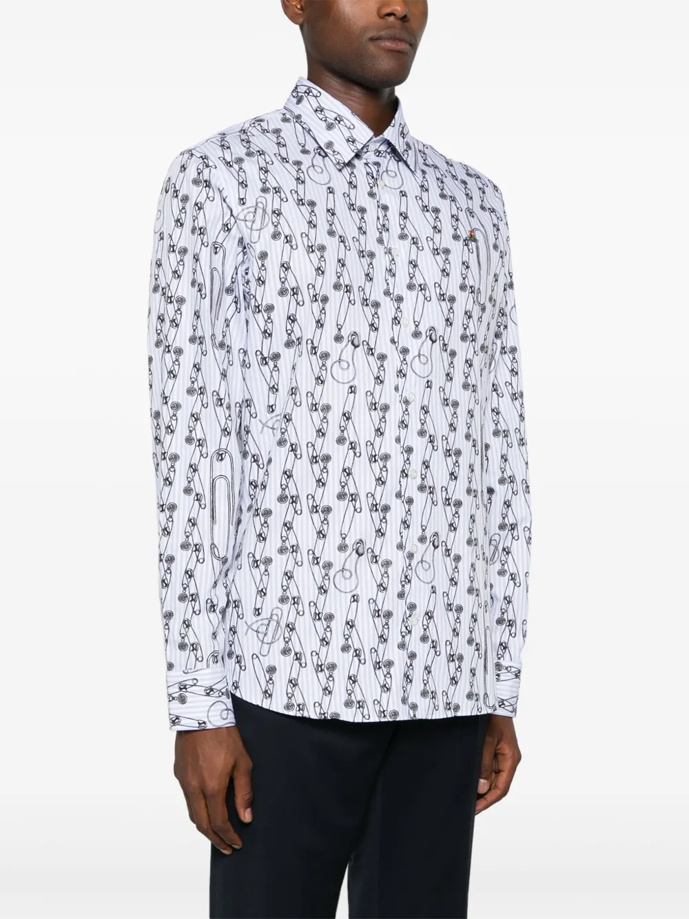 Vivienne Westwood Ghost overhemd Blauw