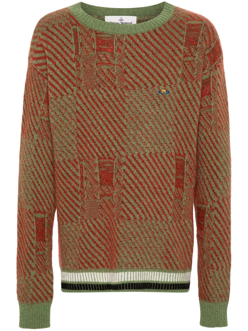 Shop Vivienne Westwood Highlander Sweater In Green