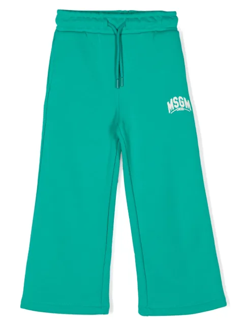 MSGM Kids jersey track pants