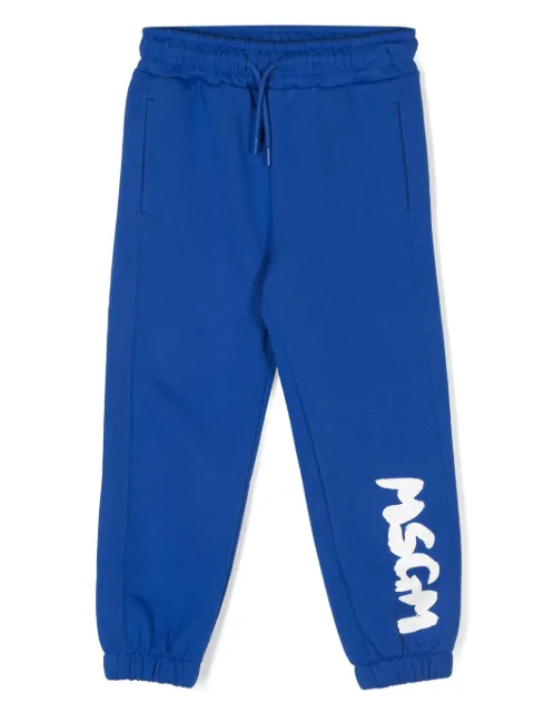 MSGM Kids Jogginghose mit Logo-Print