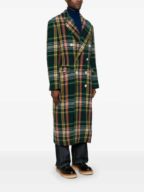 Vivienne Westwood Long Wreck Coat | Green | FARFETCH GE