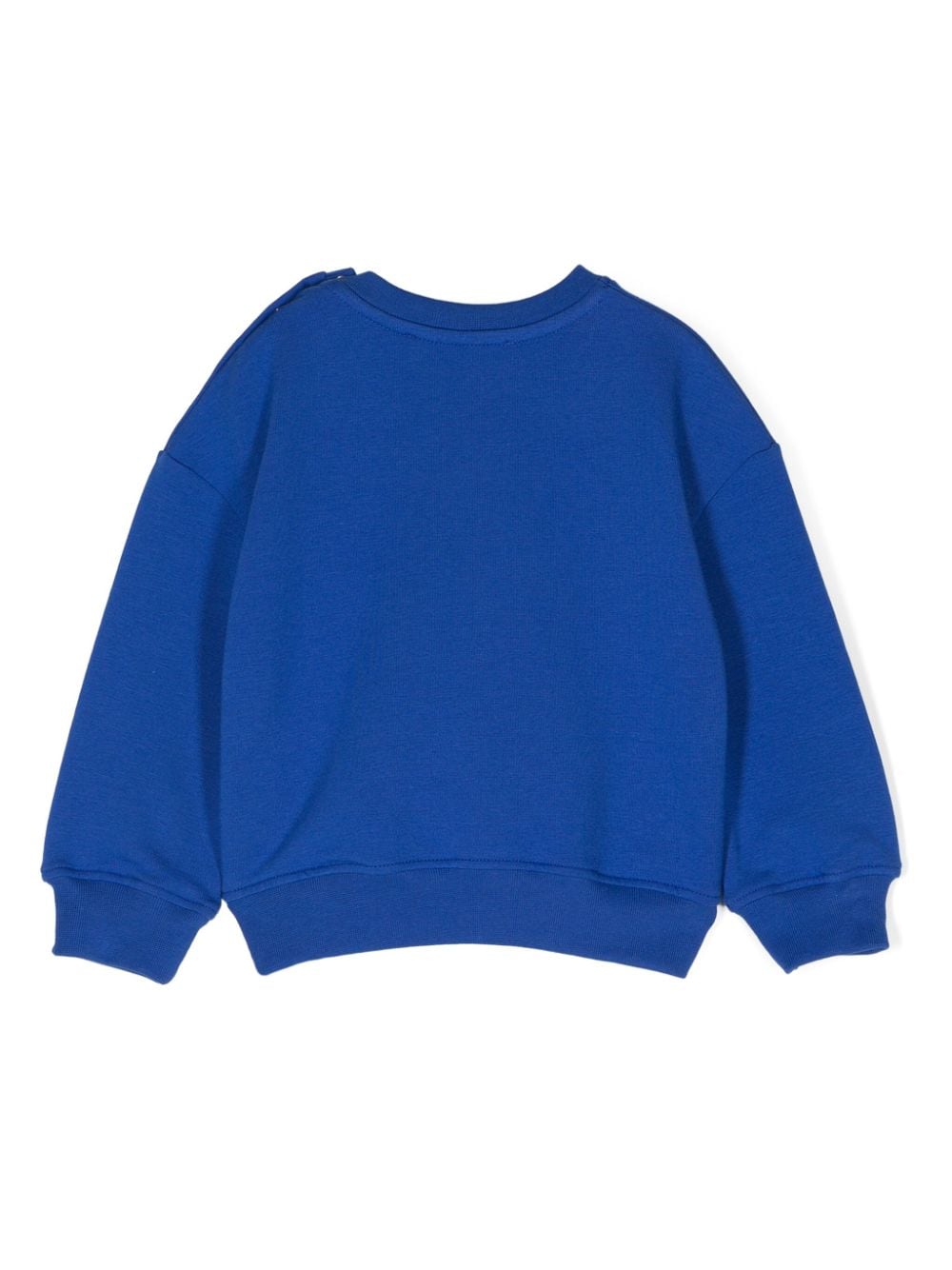 MSGM Kids Sweater met logoprint - Blauw