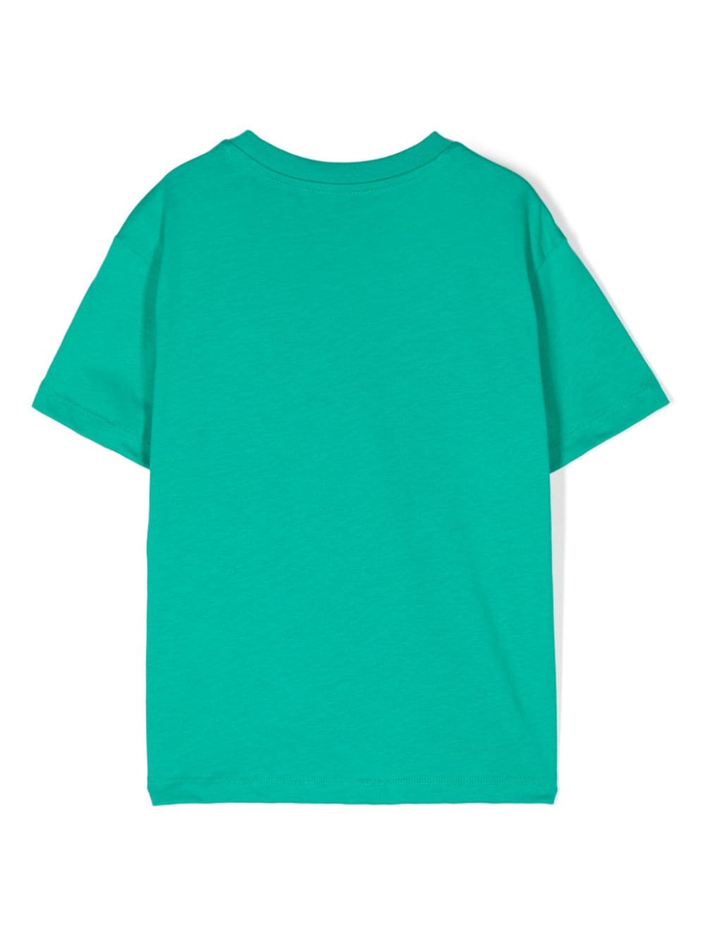 MSGM Kids logo-print T-shirt - Groen