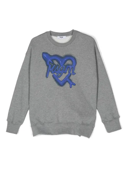 MSGM Kids logo-print sweatshirt