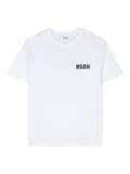 MSGM Kids logo-print T-shirt - White