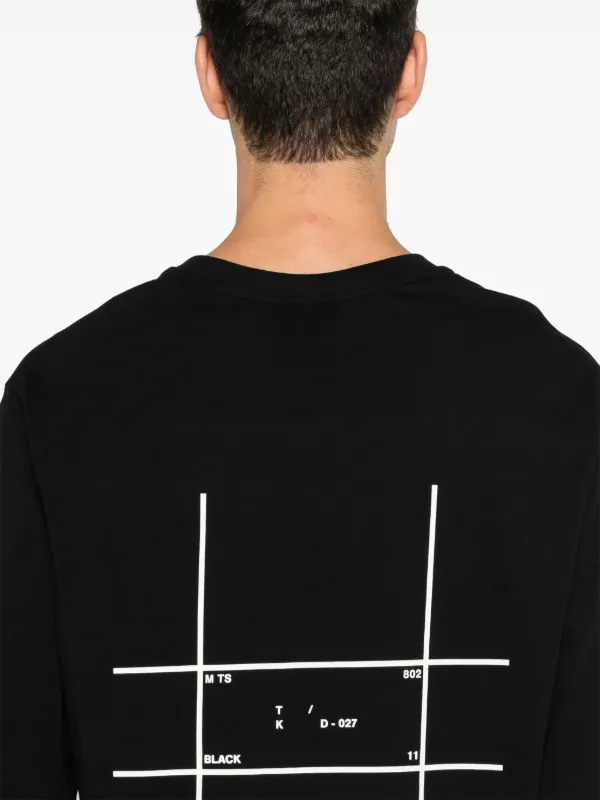 Tシャツ・カットソー THOM KROM GRAPHIC PRINT T-SHIRT Thom Krom graphic-print T-shirt | Black | FARFETCH UZ