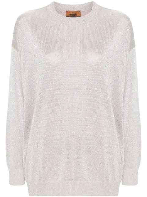 Missoni metallic knit jumper