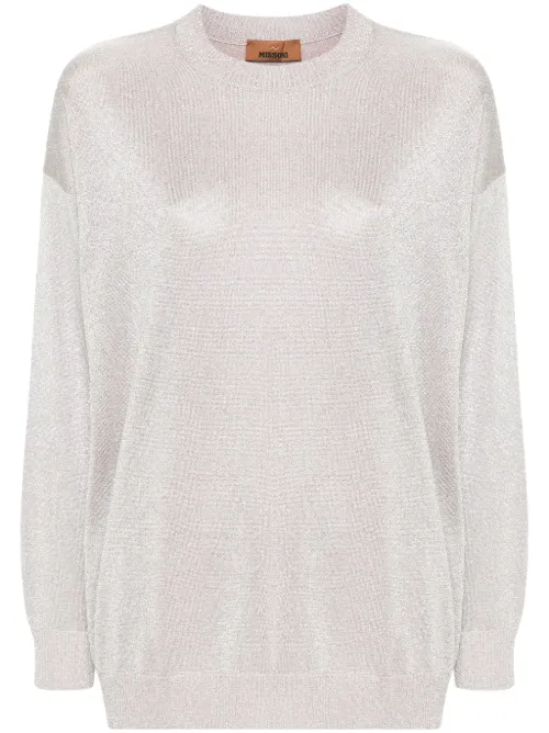 Pull en maille à effet métallisé - Missoni - Modalova