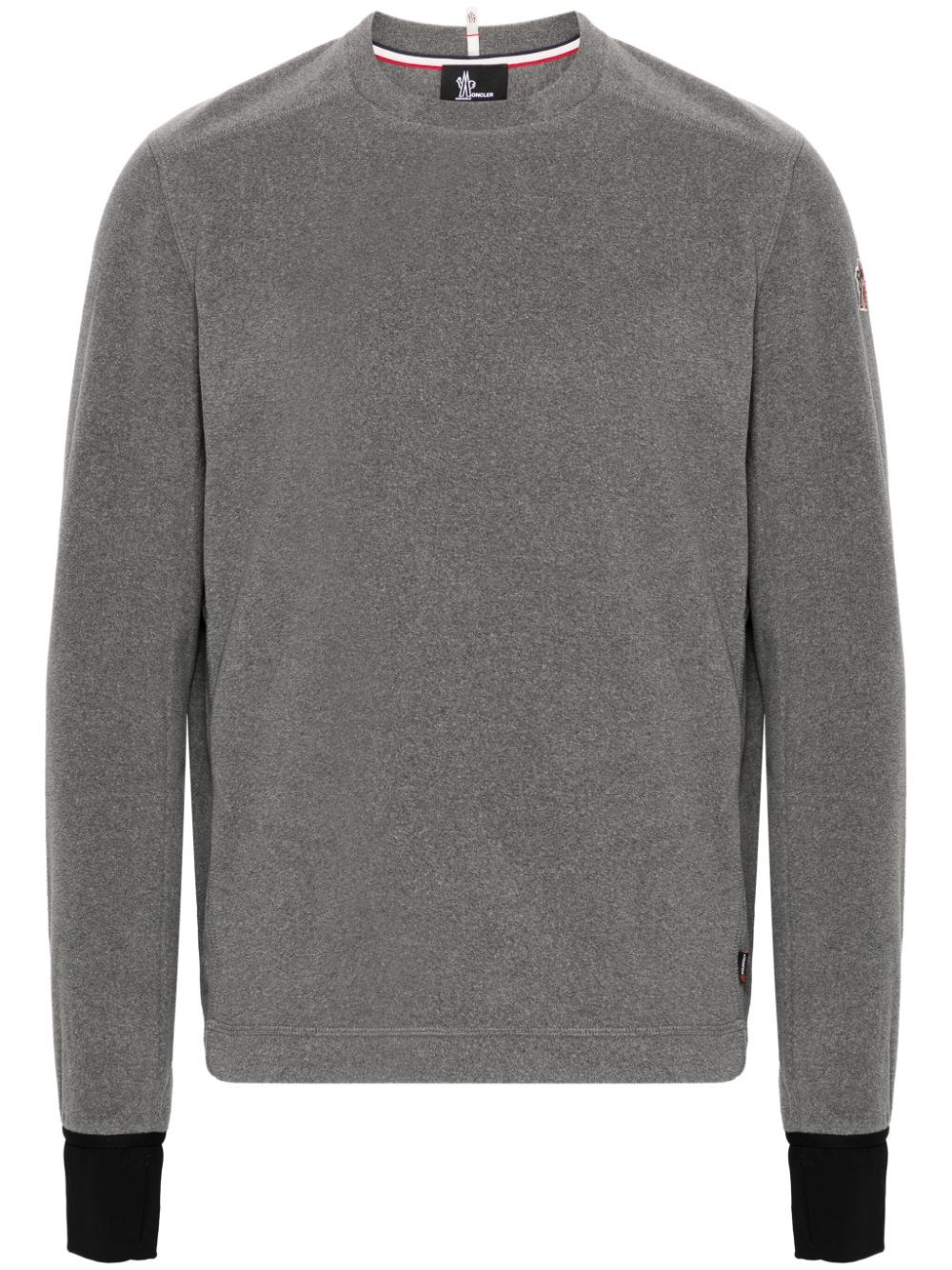 Moncler Grenoble logo-patch sweatshirt - Grey