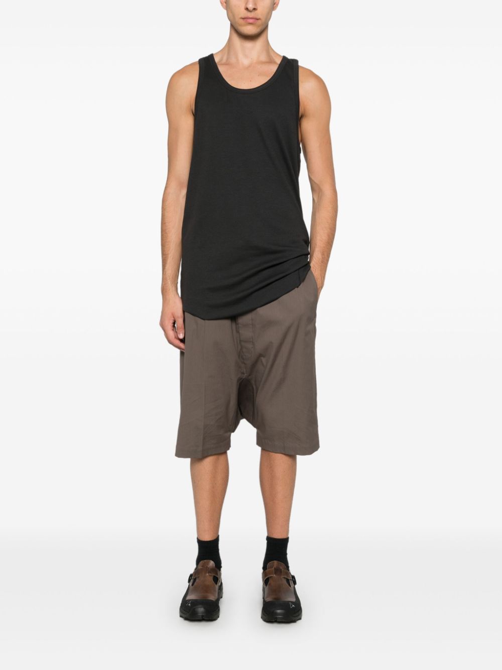 Thom Krom Tanktop met stiksel - Grijs