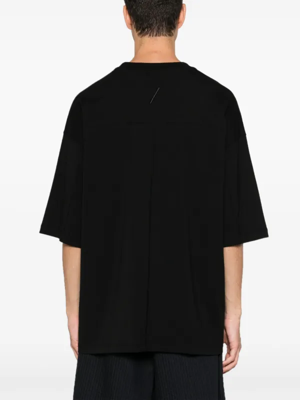Thom Krom Scar stitchings-detail T-shirt | Black | FARFETCH