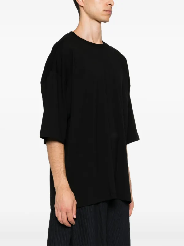 Thom Krom Scar stitchings-detail T-shirt | Black | FARFETCH AZ