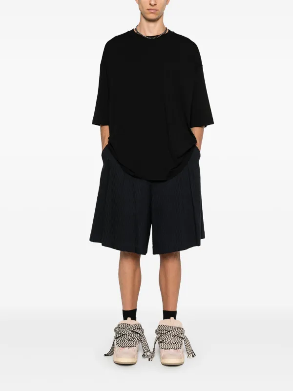 Thom Krom Scar stitchings-detail T-shirt | Black | FARFETCH AZ