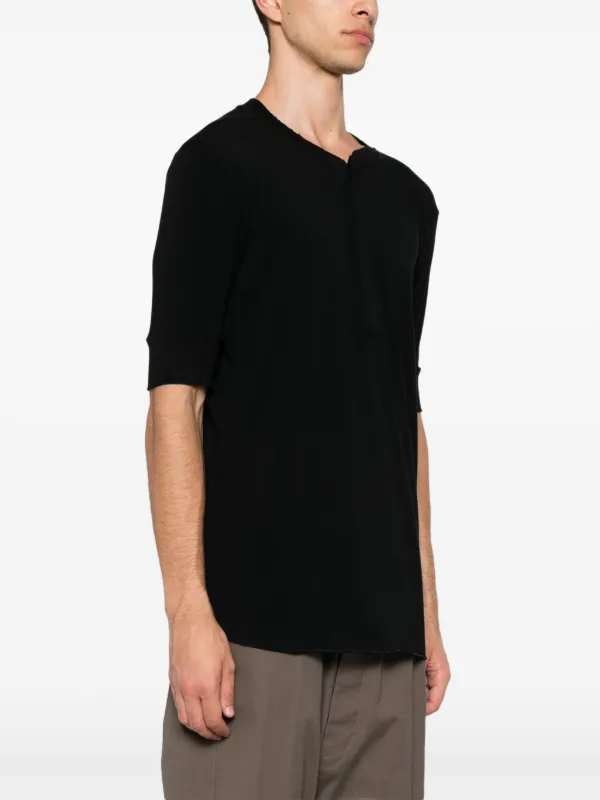 Thom Krom Scar stitchings-detail T-shirt | Black | FARFETCH