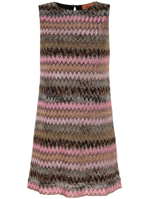 Missoni zigzag lurex minidress