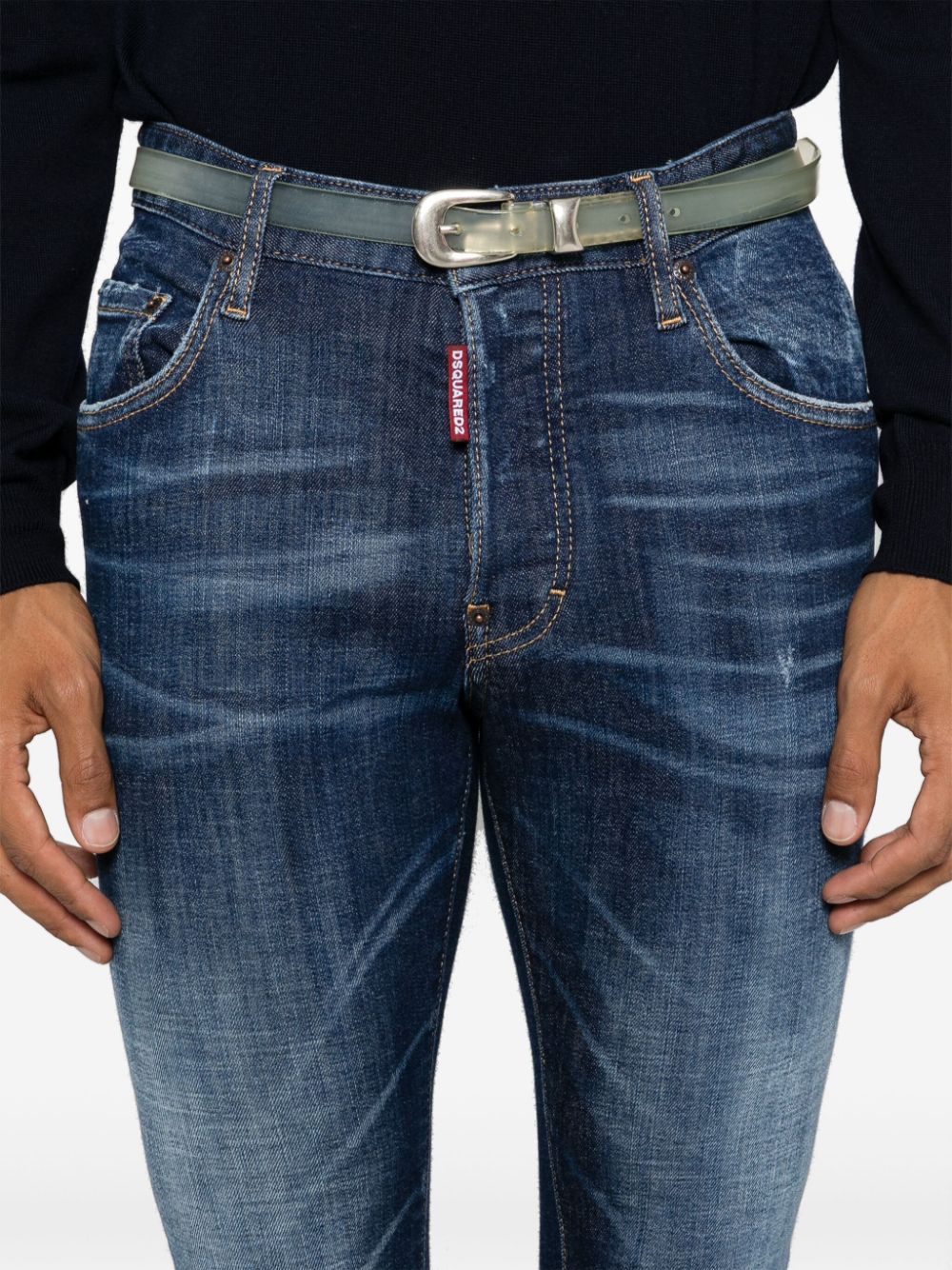 Shop Dsquared2 Super Twinky Jeans In Blue