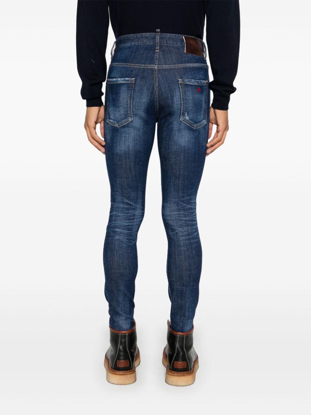 Shop Dsquared2 Super Twinky Jeans In Blue