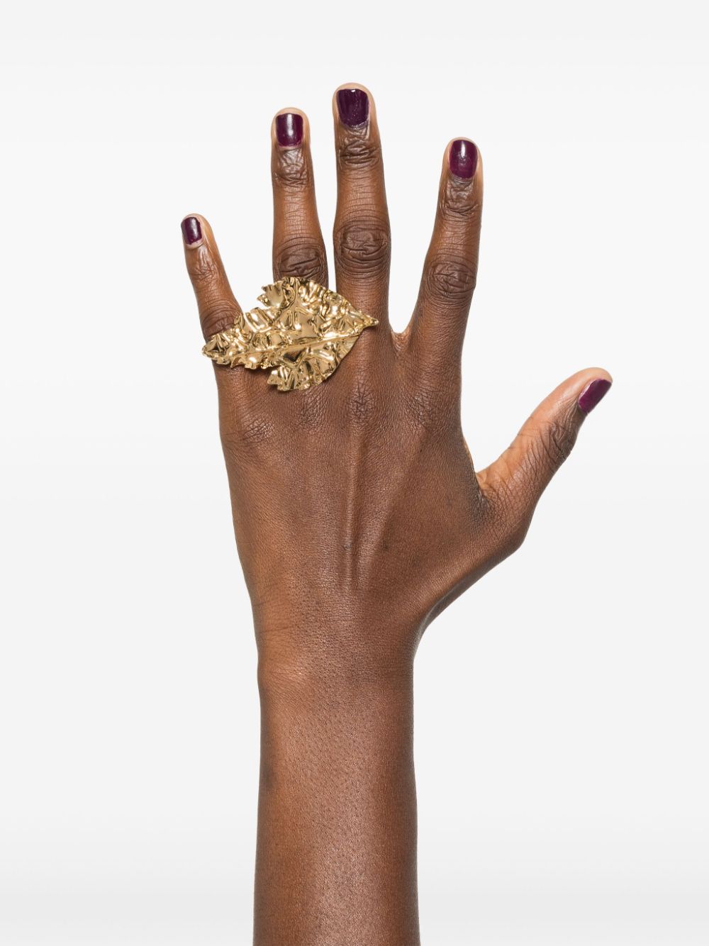 Jil Sander Ring met blad - Goud