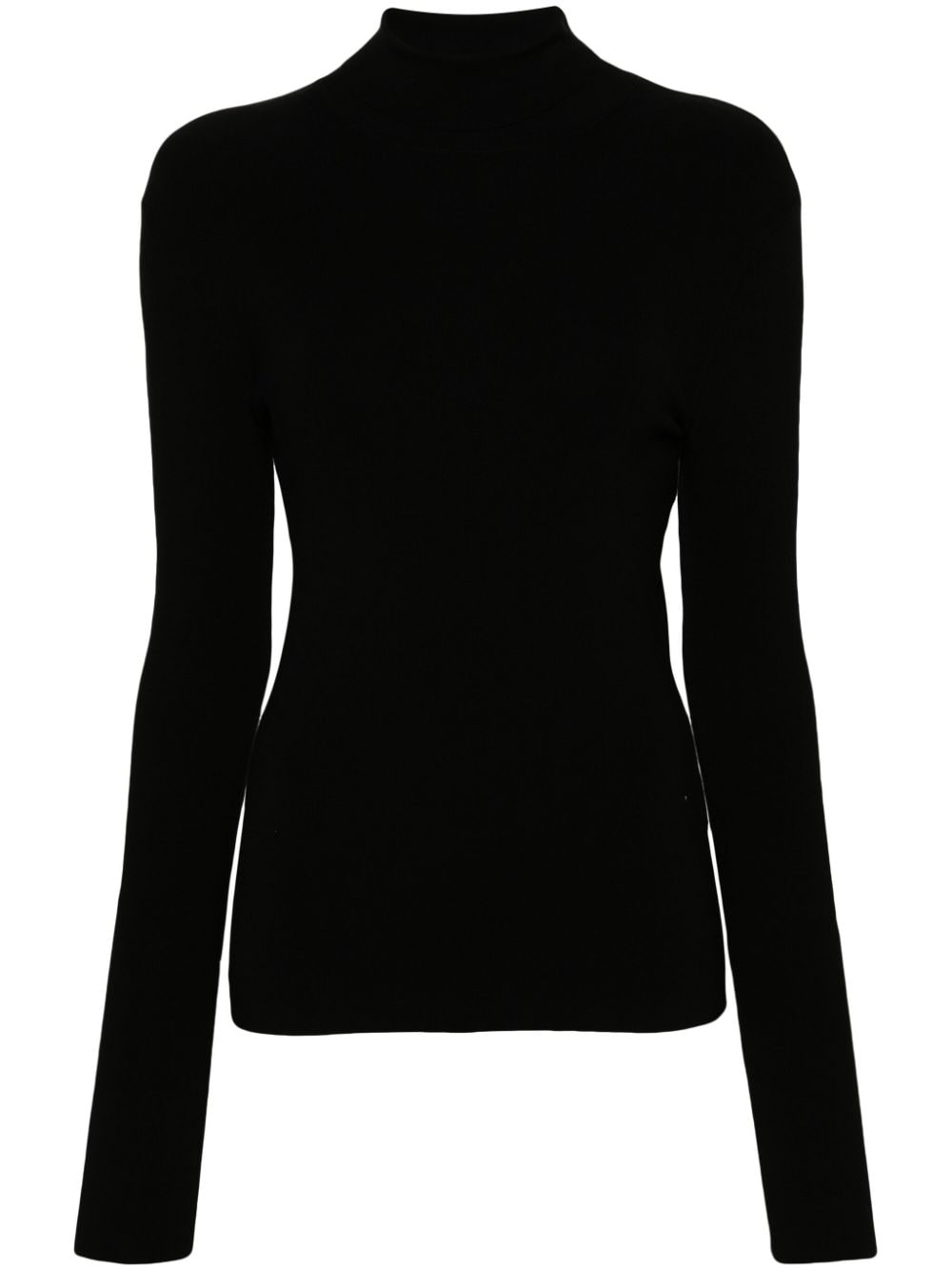 Shop Joseph Roll-neck Sweater In Black