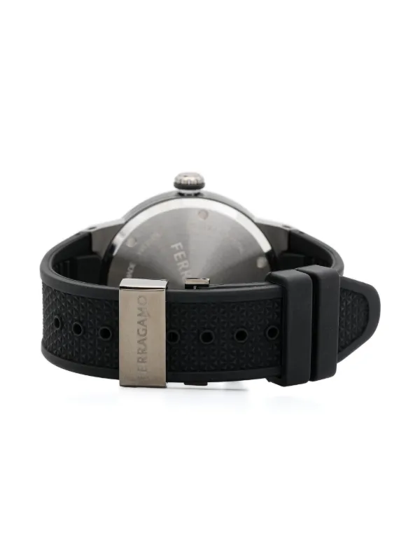 Ferragamo F-80 WorldTime 43mm 腕時計 | ブラック | FARFETCH JP