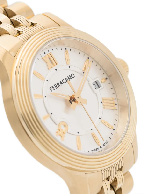 関税・送料込み☆FERRAGAMO☆Pair Duo 28mm 腕時計 Ferragamo Pair Duo 28mm 腕時計 | ホワイト | FARFETCH JP