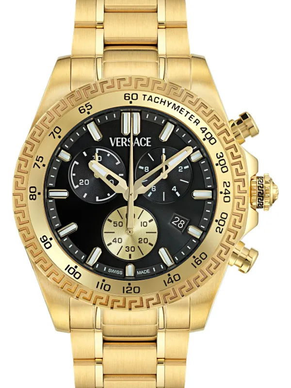 Versace Chrono X 44mm 腕時計 | ブラック | FARFETCH JP
