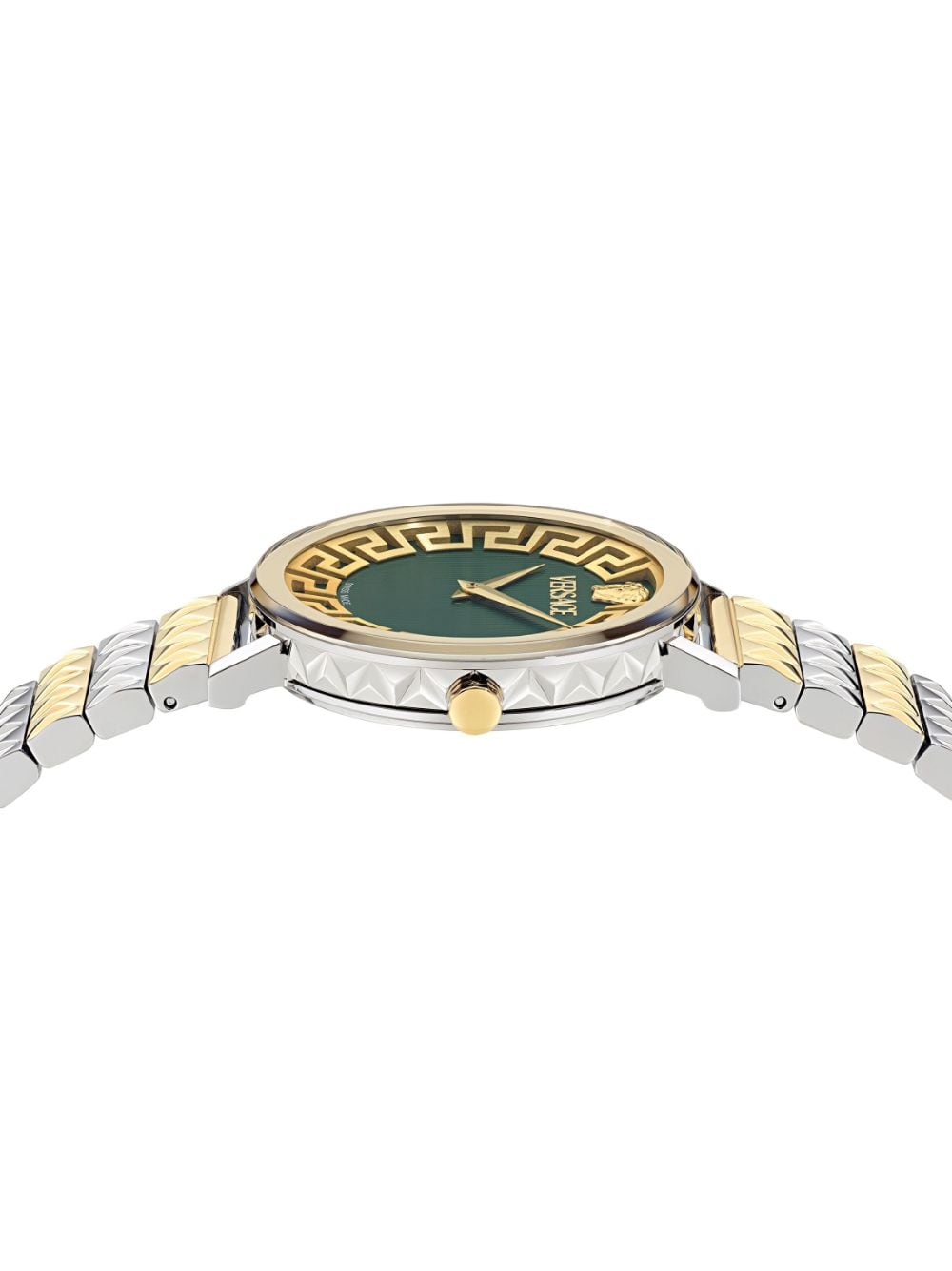 Shop Versace Ronda 35mm In Green