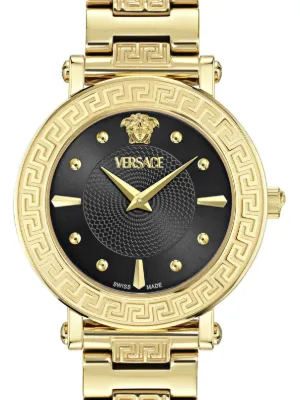 ☆VERSACE☆ Meander 34mm レディース 腕時計 GREY♪ ヴェルサーチ VERSACE 腕時計 MEANDER Lウォッチ VELW01122