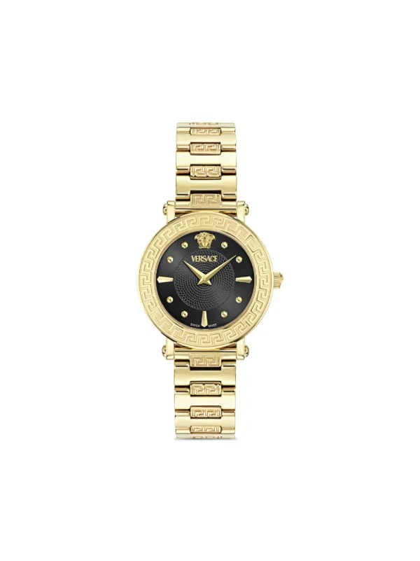 Versace Greca Sphere 35mm 腕時計 | ブラック | FARFETCH JP