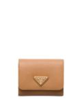 Prada Saffiano wallet - Brown