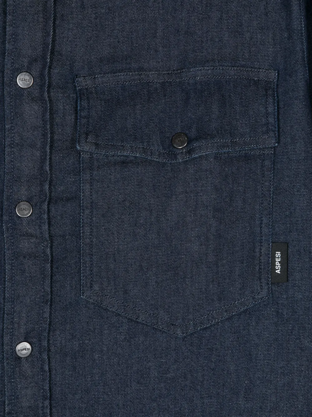 Aspesi Kids Spijkershirt Blauw