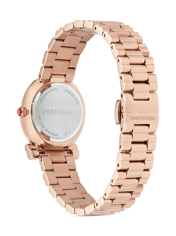 Ferragamo Gancini Twisted 28mm 腕時計 | ブルー | FARFETCH JP