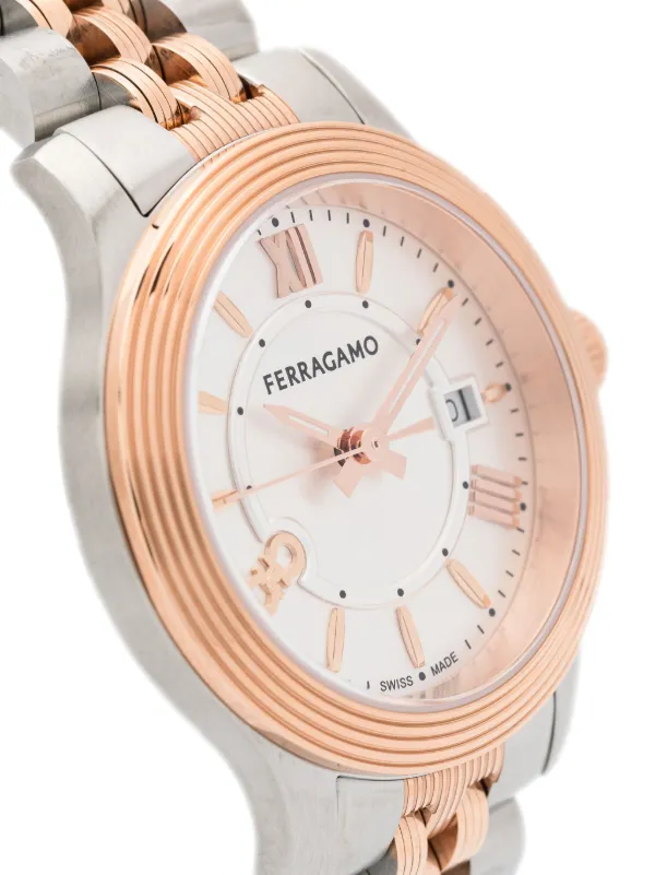 関税・送料込み☆FERRAGAMO☆Pair Duo 28mm 腕時計 Ferragamo Pair Duo 28mm 腕時計 | ホワイト | FARFETCH JP