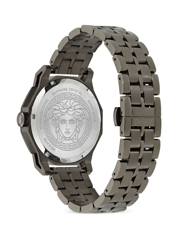 Versace Relógio Medusa Infinite De 43mm | Cinza | FARFETCH BR