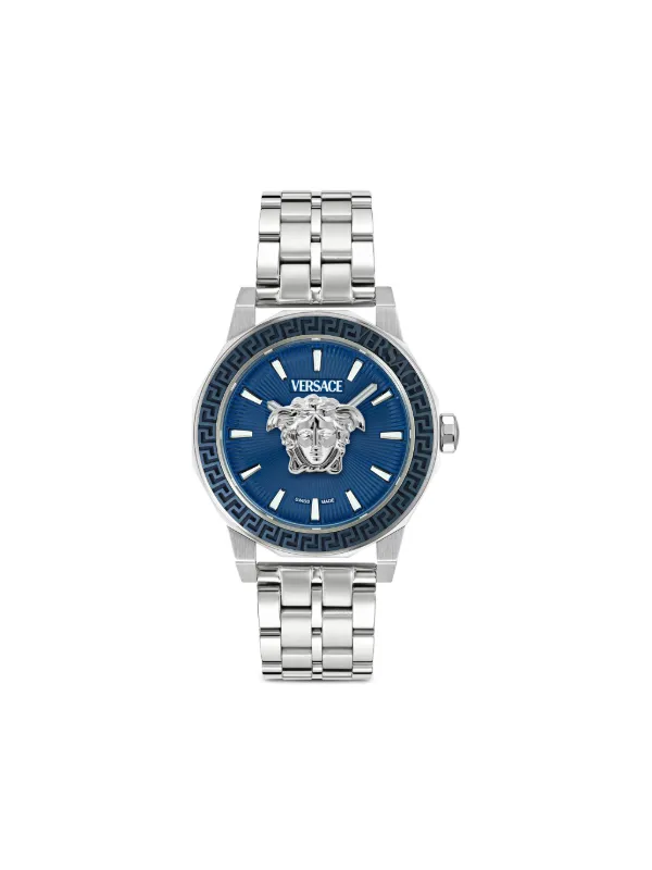 Versace メドゥーサ デコ 43mm 腕時計 | ブルー | FARFETCH JP