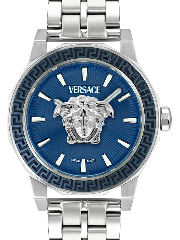 Versace メドゥーサ デコ 43mm 腕時計 | ブルー | FARFETCH JP
