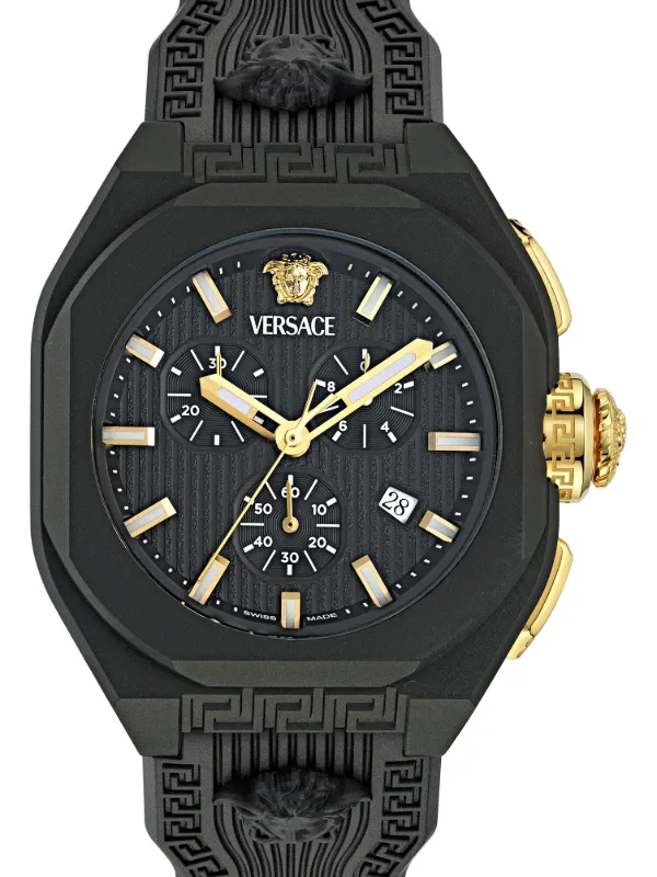 時計 VERSACE RARE SPECIAL EDITION Versace V-Legend Chrono 44mm | Black | FARFETCH