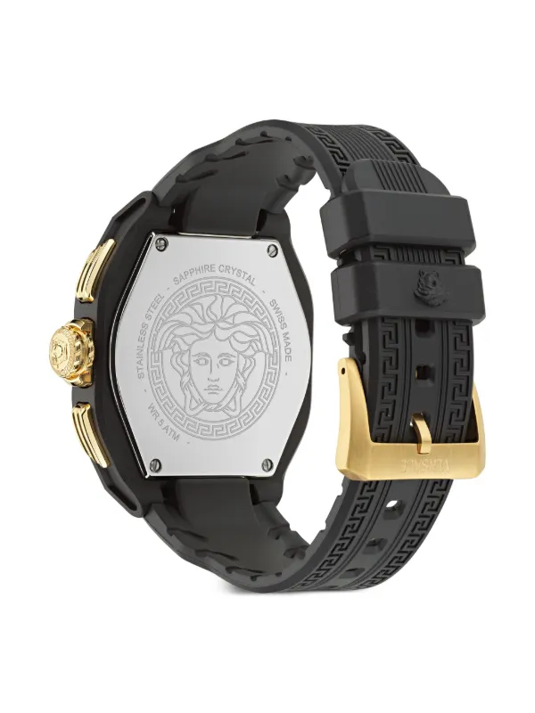 Versace V-レジェンド クロノ ウォッチ 44mm | ブラック | FARFETCH JP
