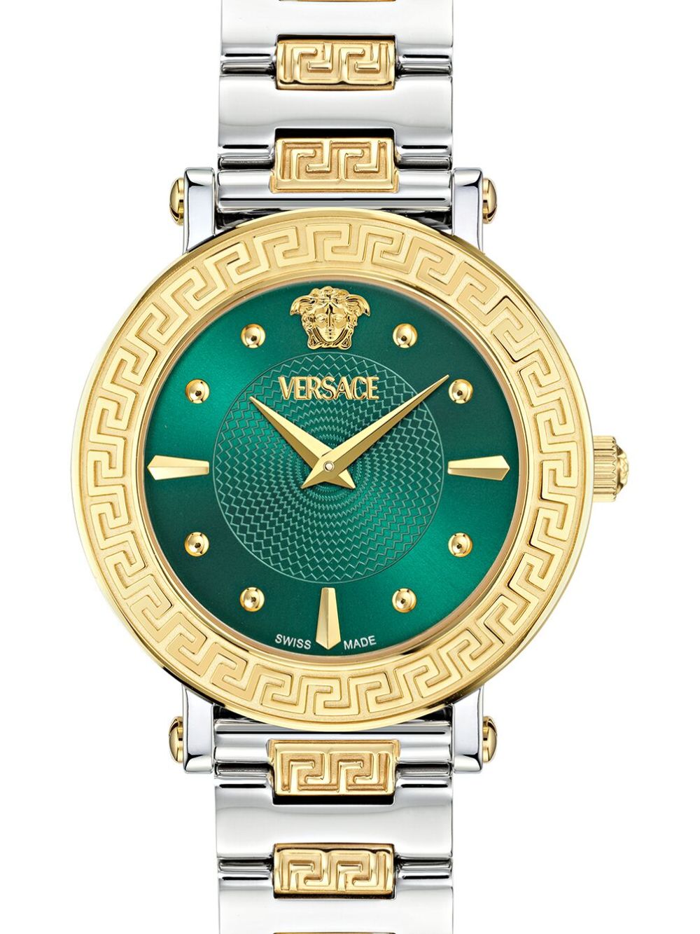 Shop Versace Ronda 35mm In Green