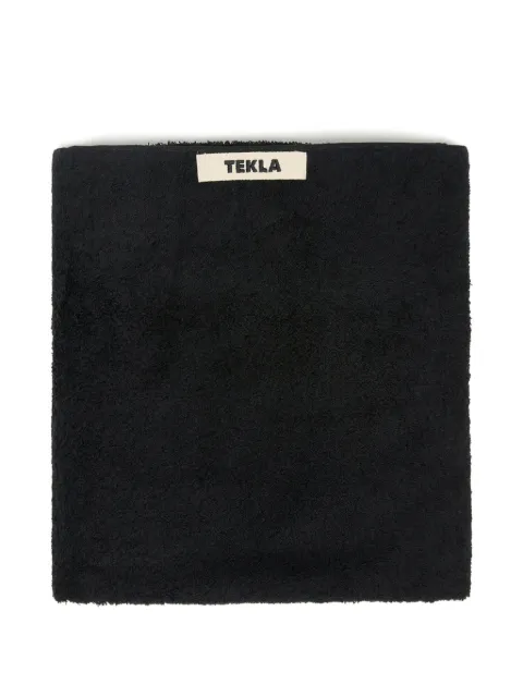 TEKLA logo-patch bath towel (140cm x 70cm)