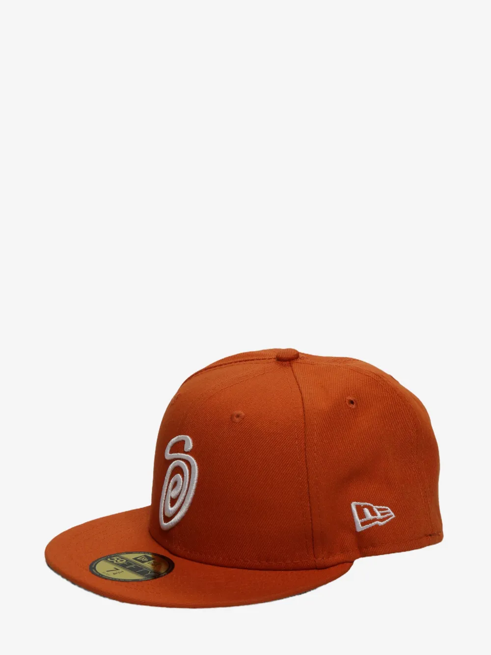 Stüssy logo-embroidered cap - Oranje