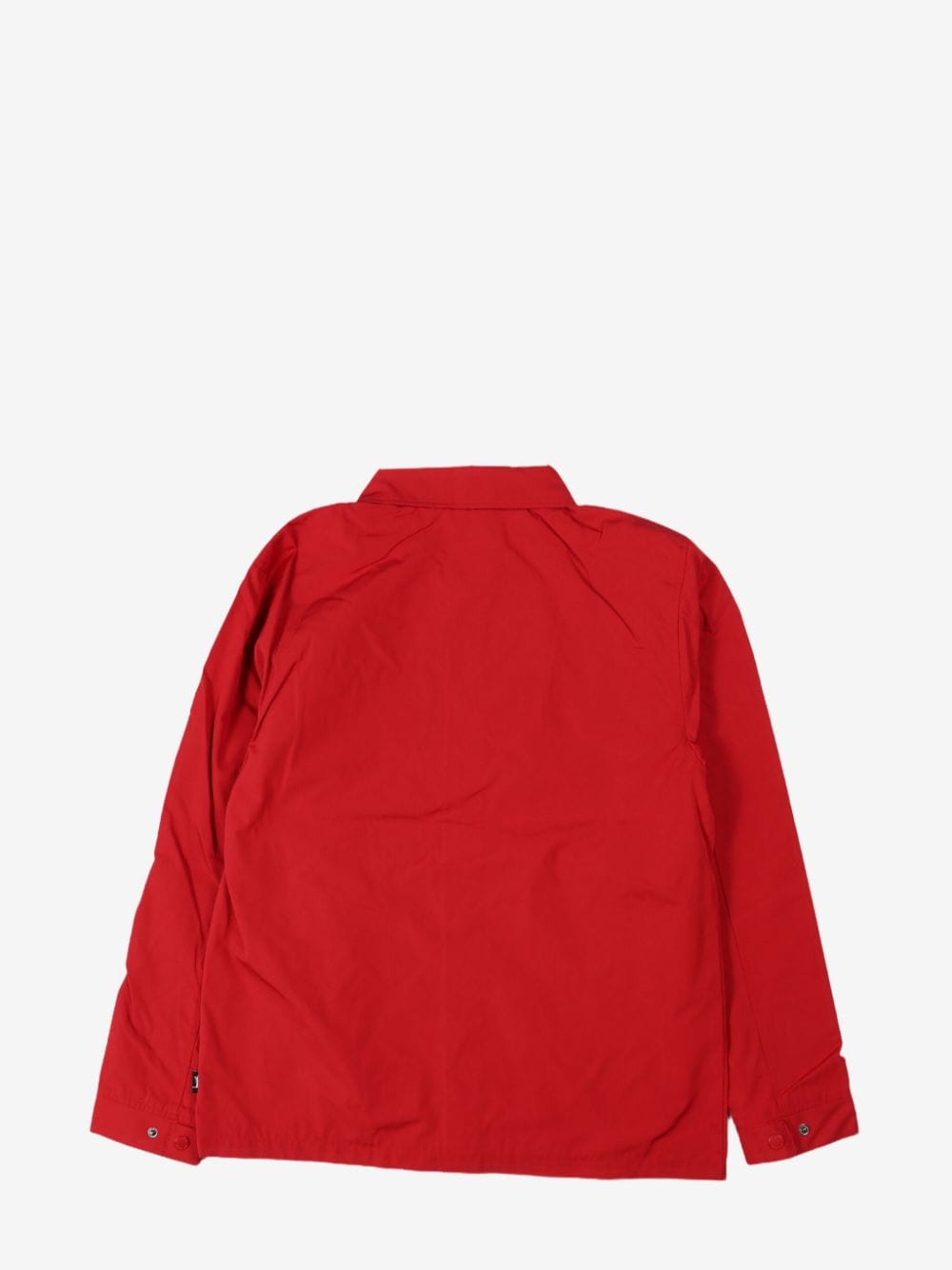 Stüssy logo-embroidered shirt jacket - Rood