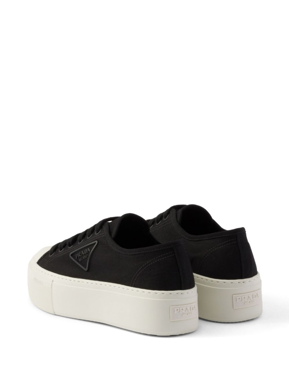 Prada lace-up sneakers Black