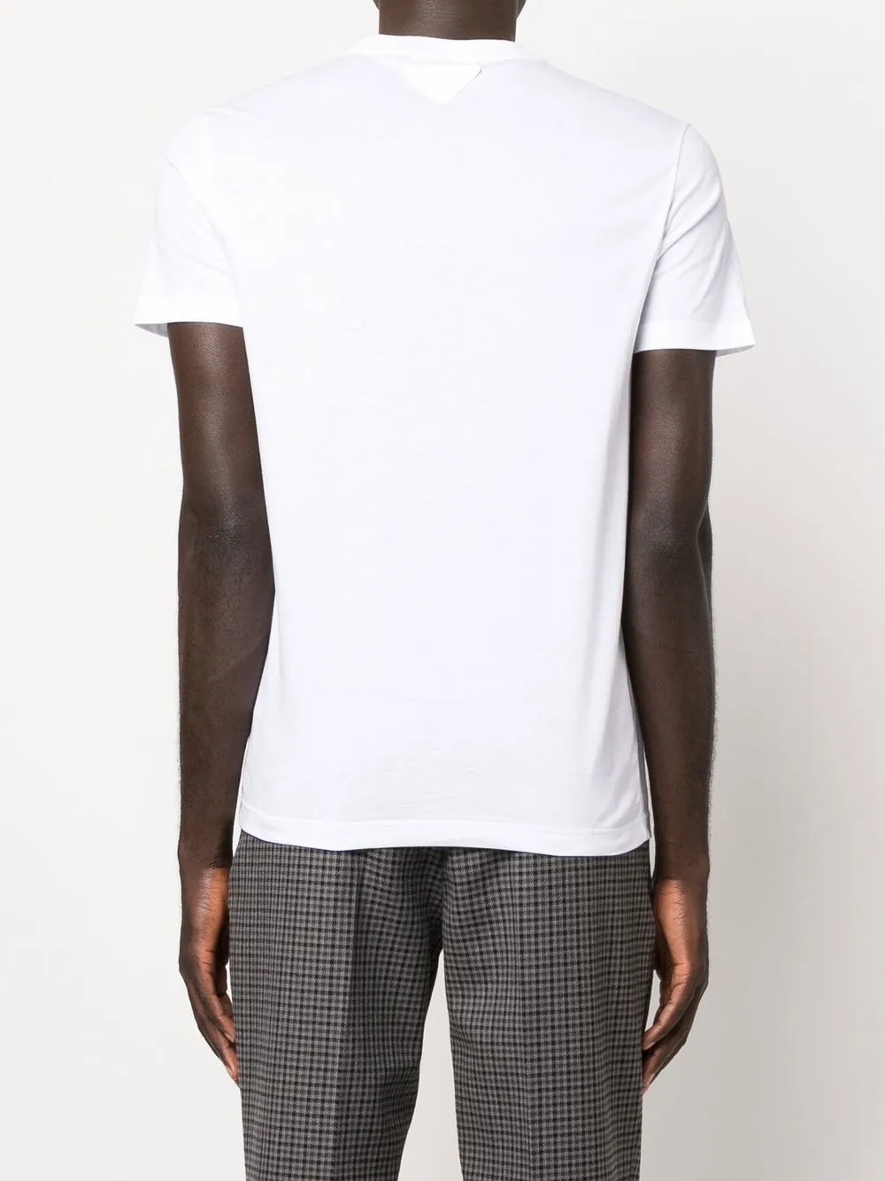 Prada T-shirt met logo Wit