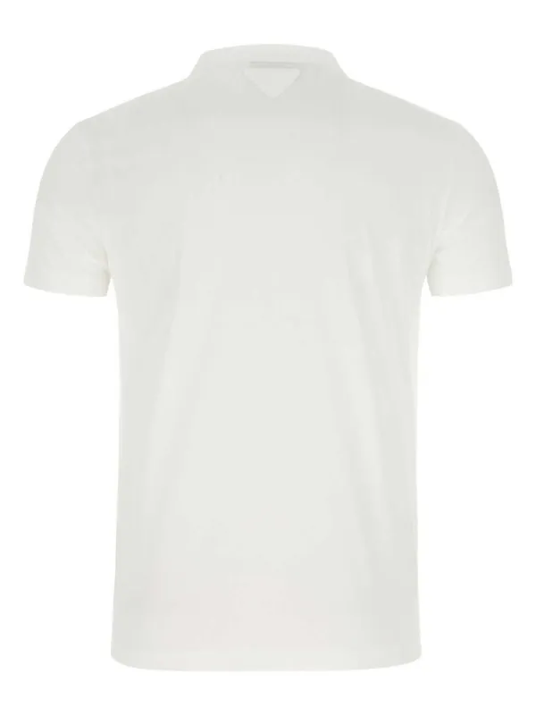 Prada Three Pack Cotton Jersey T-Shirts | White | FARFETCH