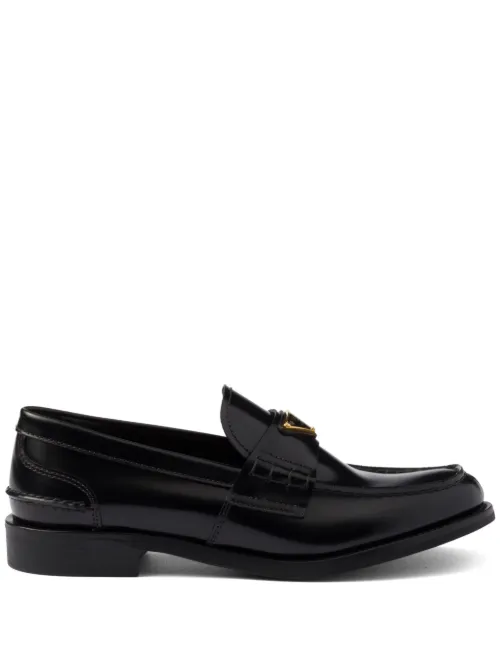 Mocassins à fini brossé - Prada - Modalova