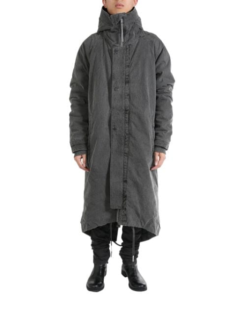 Boris Bidjan Saberi hooded fishtail parka