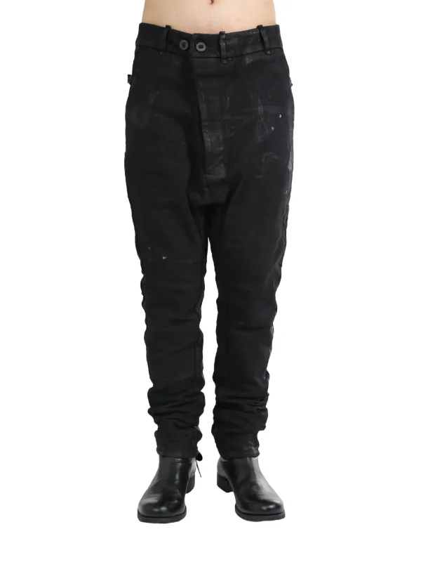 Boris Bidjan Saberi Cotton loose-fit Trousers | ブラック | FARFETCH JP